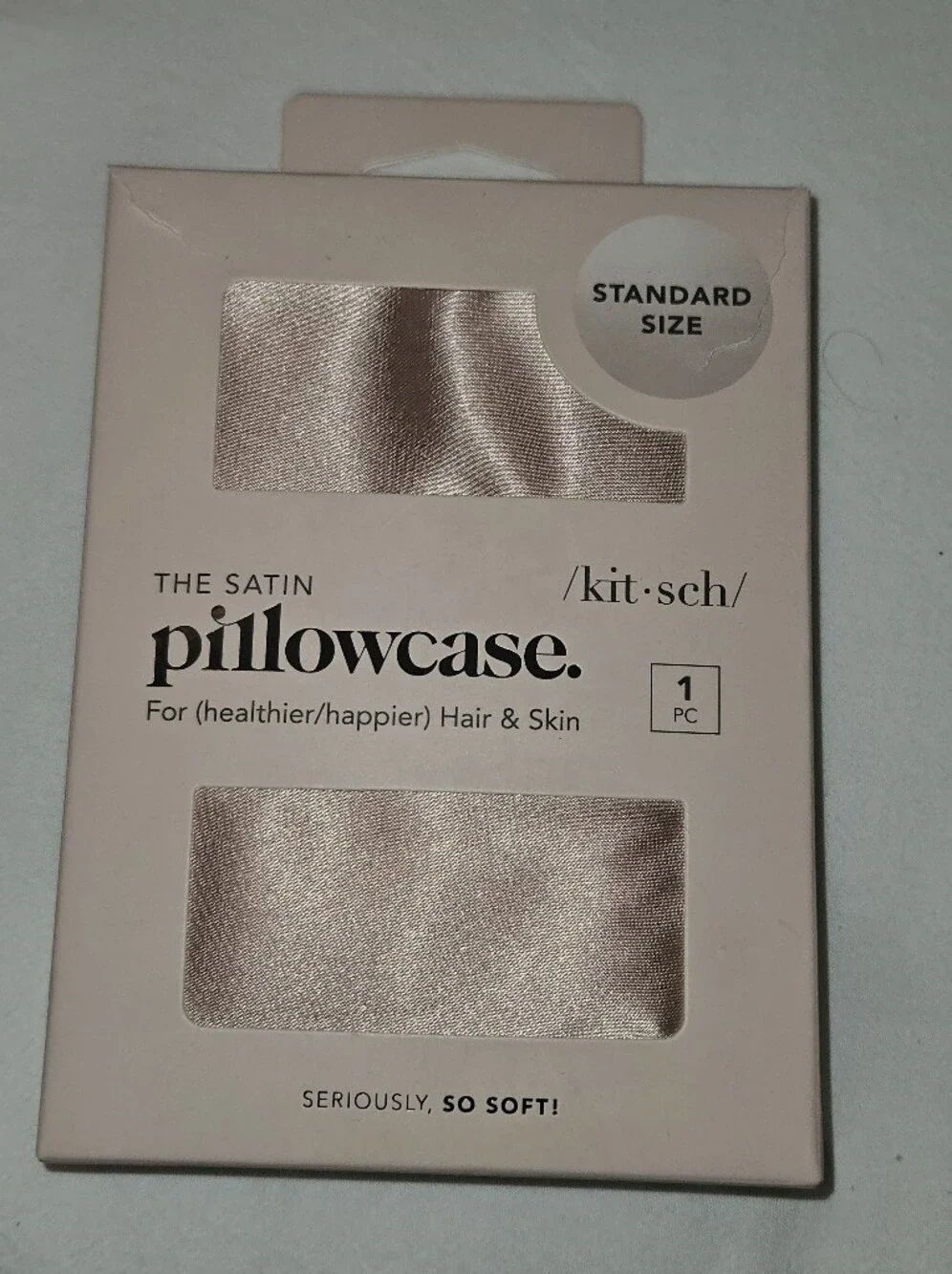 Kitsch Satin Pillowcase for Kids - Blush